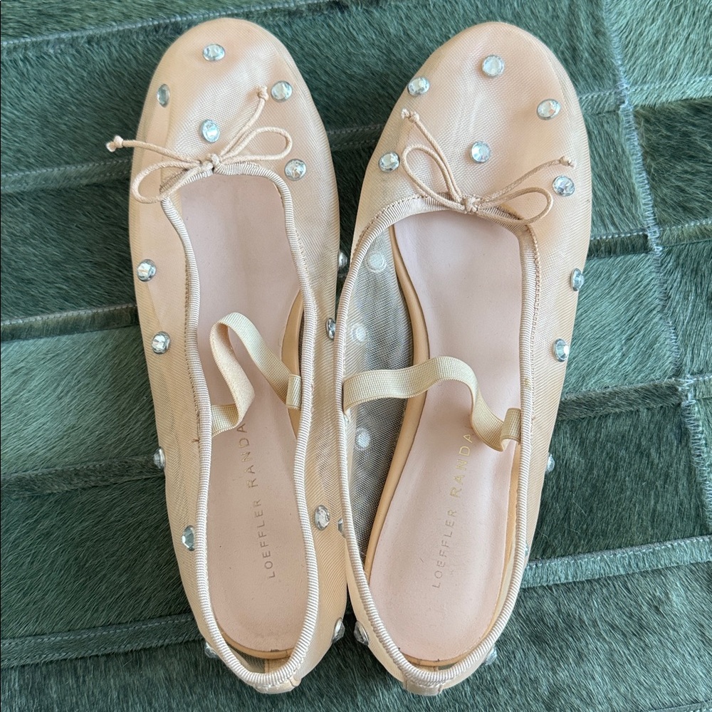 Loeffler Randall Leonie Crystal Ballet Flats - Picture 7 of 8